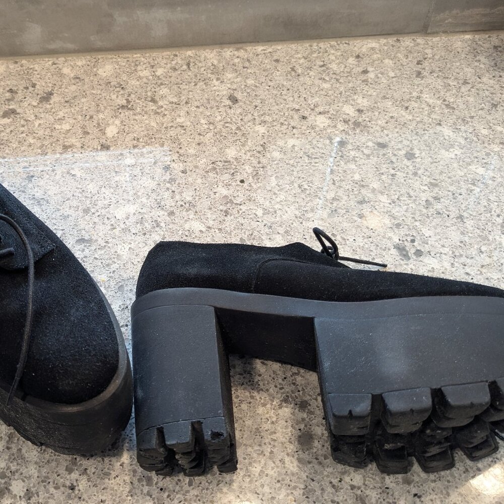 KMB Flatform Oxfords Black 39/US8